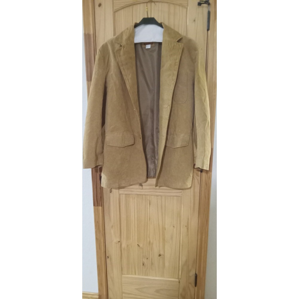 Haband Lion’s Den Men‎ Genuine Leather 100% Polyester Linsing Size L Dry Cleaned